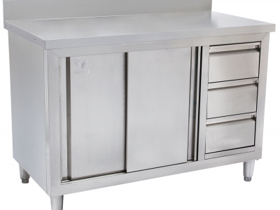 Inox delovni pult 180 x 60 cm