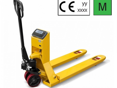 Paletni viličar s tehtnico (overjen)