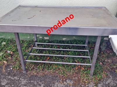 Klobasičarska miza 150 cm / rabljena