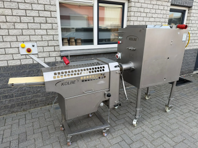 Stroj za mletje in mešanje Kolbe MW100 + porcioner KOLBE PM150 / rabljeno
