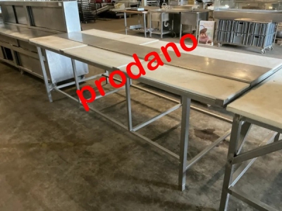 Delovna mesarska miza 300 x 110 cm / rabljena